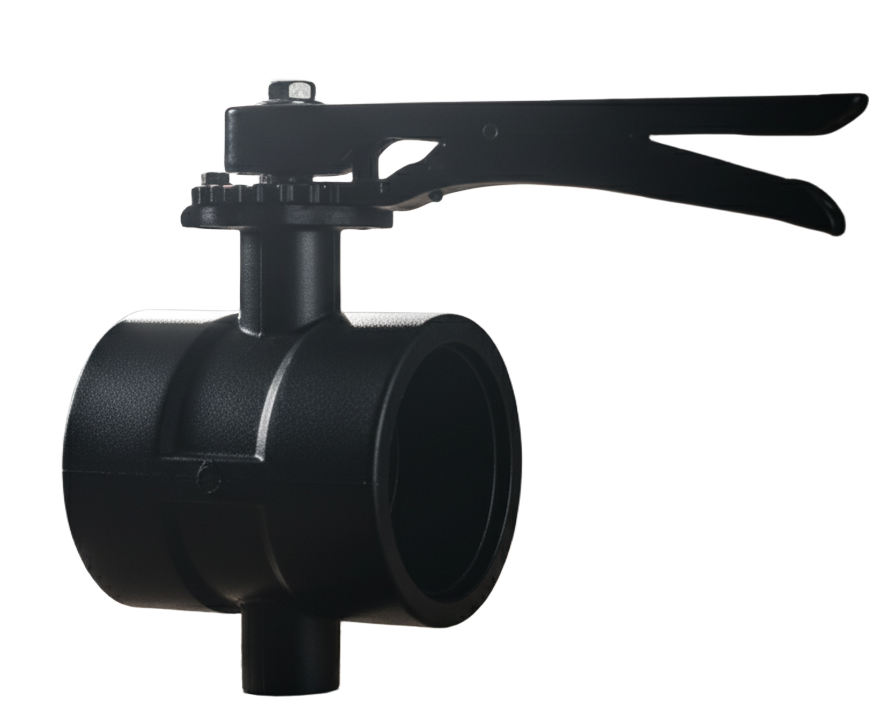 Plastik İçten Yivli Kelebek Vana